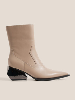 United Nude: Бежевые ботинки 