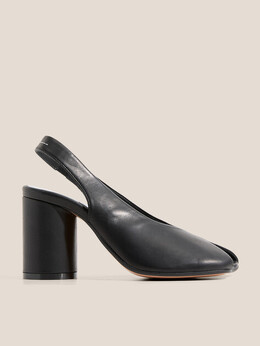 Mm6 Maison Margiela: Чёрные босоножки 