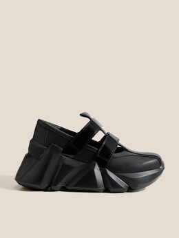United Nude: Чёрные кроссовки 