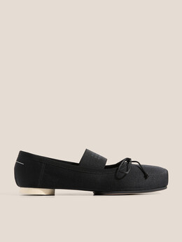Mm6 Maison Margiela: Чёрные балетки 
