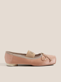 Mm6 Maison Margiela: Розовые балетки 