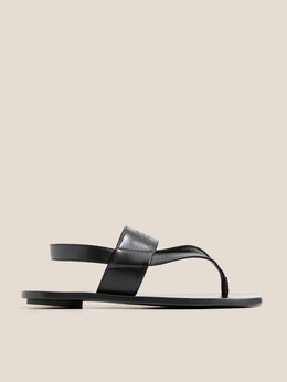 Mm6 Maison Margiela: Чёрные сандалии 