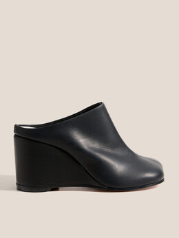 Mm6 Maison Margiela: Чёрные сабо 