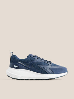 Lacoste: Тёмные кроссовки 