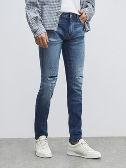 Pepe Jeans: Синие джинсы 