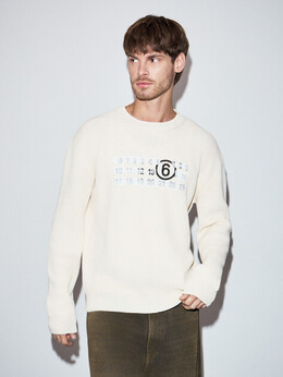 Mm6 Maison Margiela: Белый свитер 