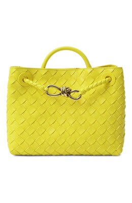 Bottega Veneta: Жёлтая сумка 