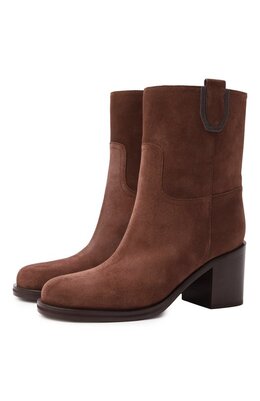 Brunello Cucinelli: Коричневые ботинки 