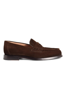 SANTONI: Коричневые лоферы 
