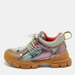 Gucci: Многоцветные кроссовки  Flashtrek