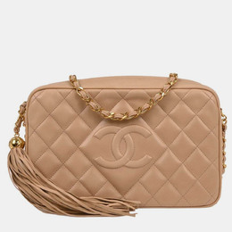 Chanel: Бежевая сумка 