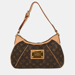 Louis Vuitton: Коричневая сумка 