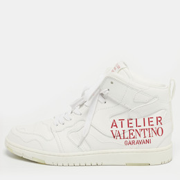 Valentino: Белые кроссовки  Atelier