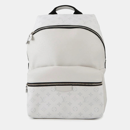 Louis Vuitton: Белый рюкзак 