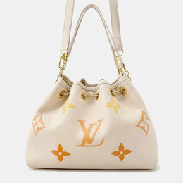 Louis Vuitton: Бежевая сумка 