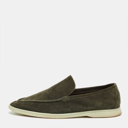 Loro Piana: Зелёные мокасины 