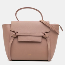 Celine: Розовая поясная сумка 