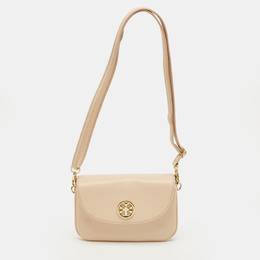 Tory Burch: Розовая сумка через плечо  Robinson