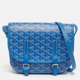 Goyard: Голубая сумка 
