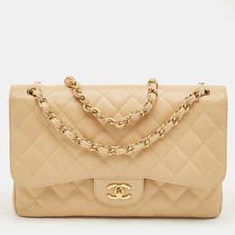 Chanel: Бежевая сумка 