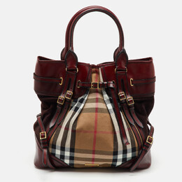 Burberry: Сумка-шоппер  House Check