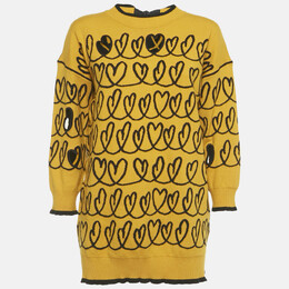 Fendi: Жёлтый свитер 