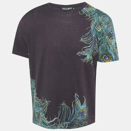 Dolce & Gabbana: Фиолетовая футболка  T