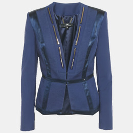 Elisabetta Franchi: Голубой жакет 