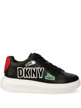 DKNY: Чёрные кроссовки 