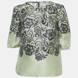Dolce & Gabbana: Зелёный топ 