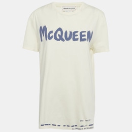 Alexander McQueen: Футболка с принтом 
