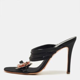 Valentino: Чёрные сандалии 