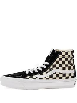 Vans: Чёрные кроссовки  SK8-Hi Reissue
