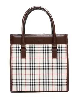 Burberry Pre-Owned: Бежевая сумка-шоппер 