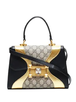 Gucci Pre-Owned: Чёрная сумка-шоппер 
