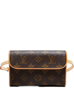 Louis Vuitton Pre-Owned: Коричневая поясная сумка 