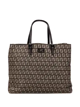 Fendi Pre-Owned: Коричневая сумка-шоппер 