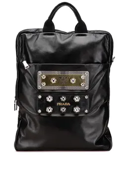 Prada Pre-Owned: Чёрная сумка-шоппер 