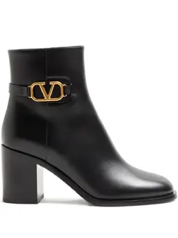 Valentino Garavani: Чёрные ботинки 
