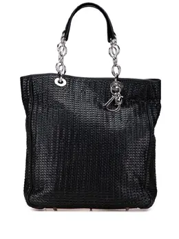 Christian Dior Pre-Owned: Серебристая сумка-шоппер 