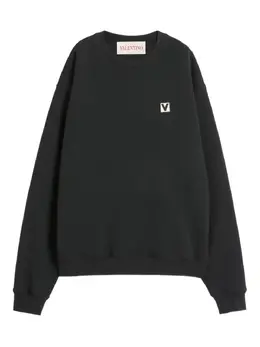 Valentino Garavani: Чёрный свитшот 
