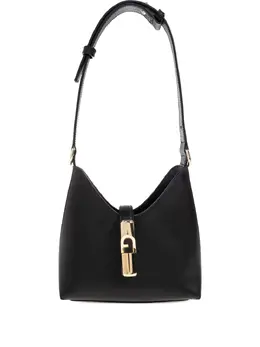 Furla: Чёрная сумка 