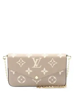 Louis Vuitton Pre-Owned: Двухцветная сумка через плечо 