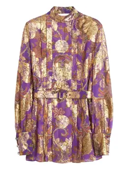 Valentino Garavani: Фиолетовая блуза 