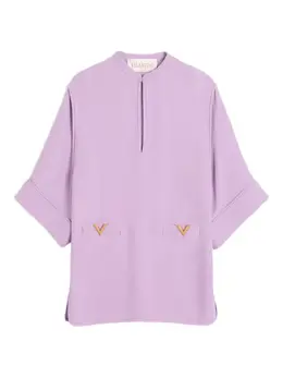 Valentino Garavani: Фиолетовая блуза 