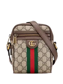 Gucci Pre-Owned: Коричневая сумка через плечо 