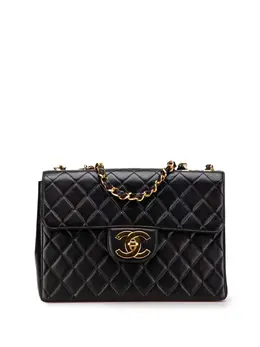 CHANEL Pre-Owned: Чёрная сумка 