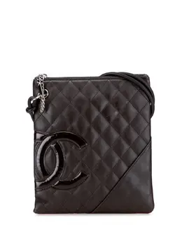 CHANEL Pre-Owned: Чёрная сумка через плечо 