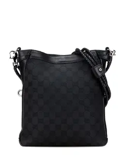 Gucci Pre-Owned: Чёрная сумка через плечо 