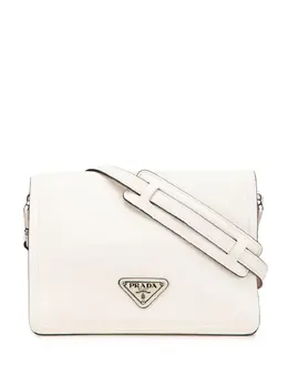 Prada Pre-Owned: Белая сумка через плечо 
